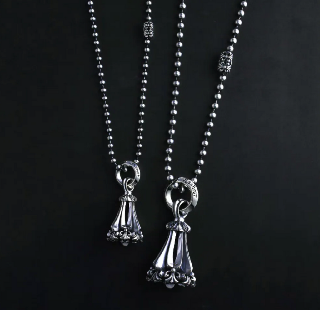 Chrome Ball Chain Necklace