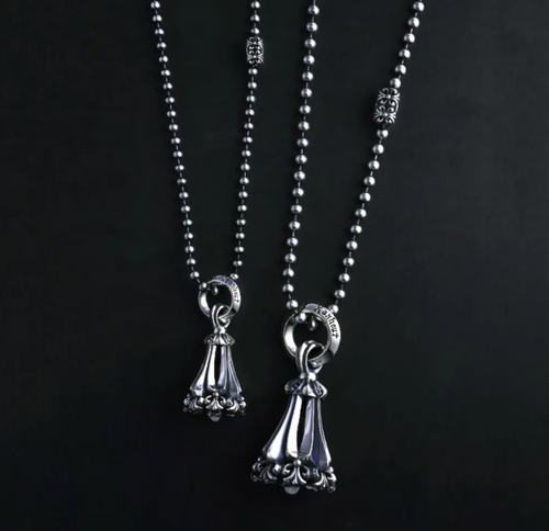 Chrome Ball Chain Necklace