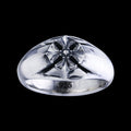 Iron Raven Cross Ring