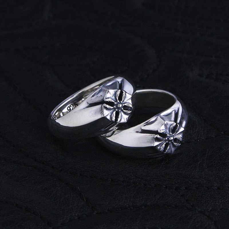 Iron Raven Cross Ring