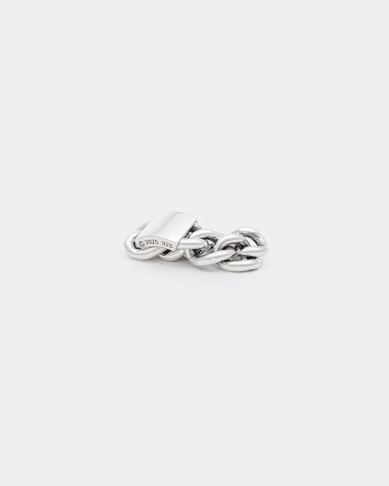 Curb Chain ID Ring - Smooth - C