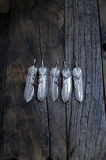 Silver Heart Feather L Collection