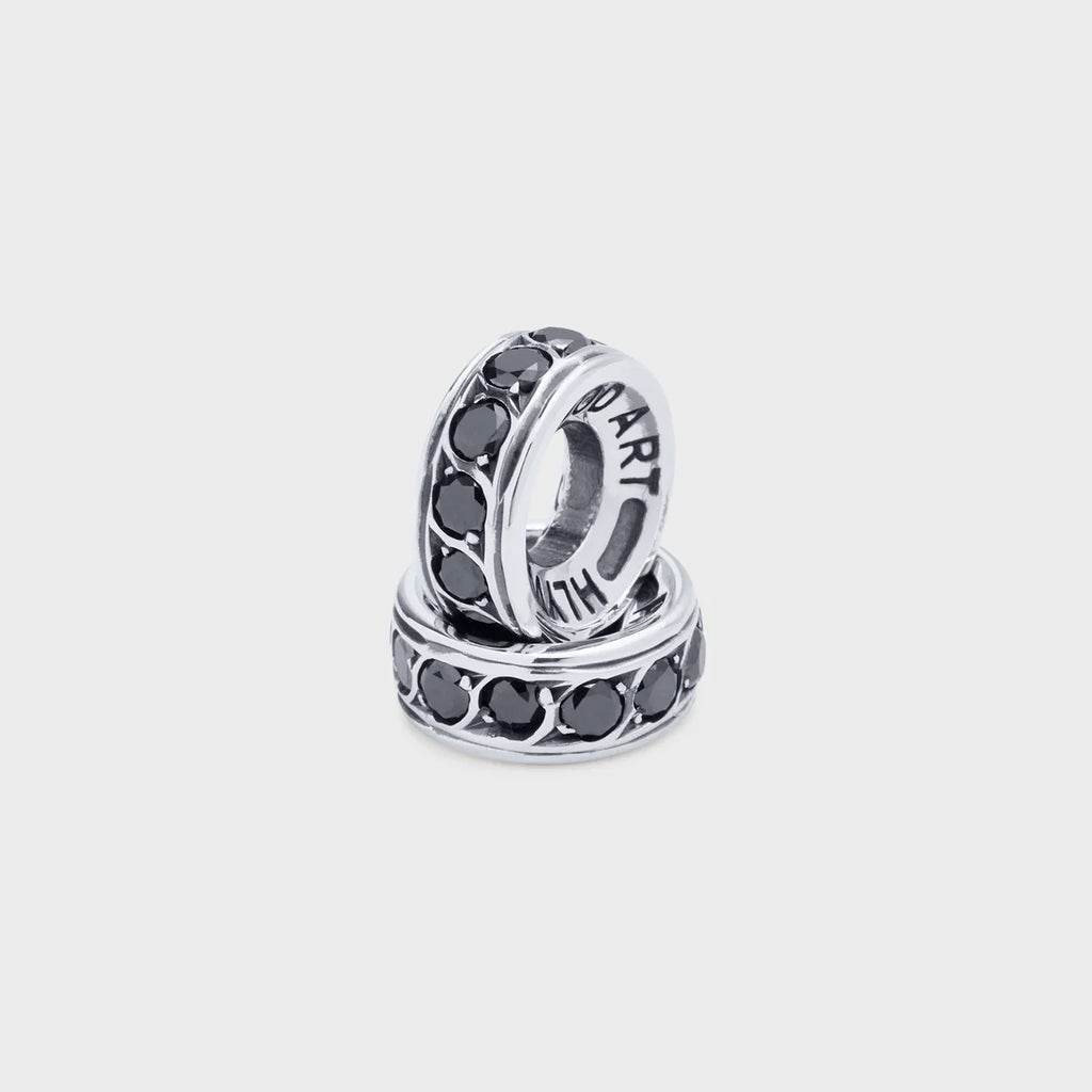Pavé Rondel | Black Diamonds