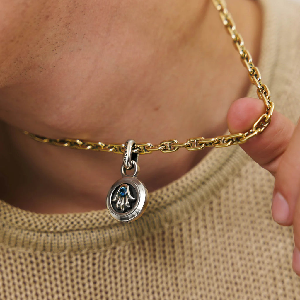 Lotus Pendant | Hamsa - Medium