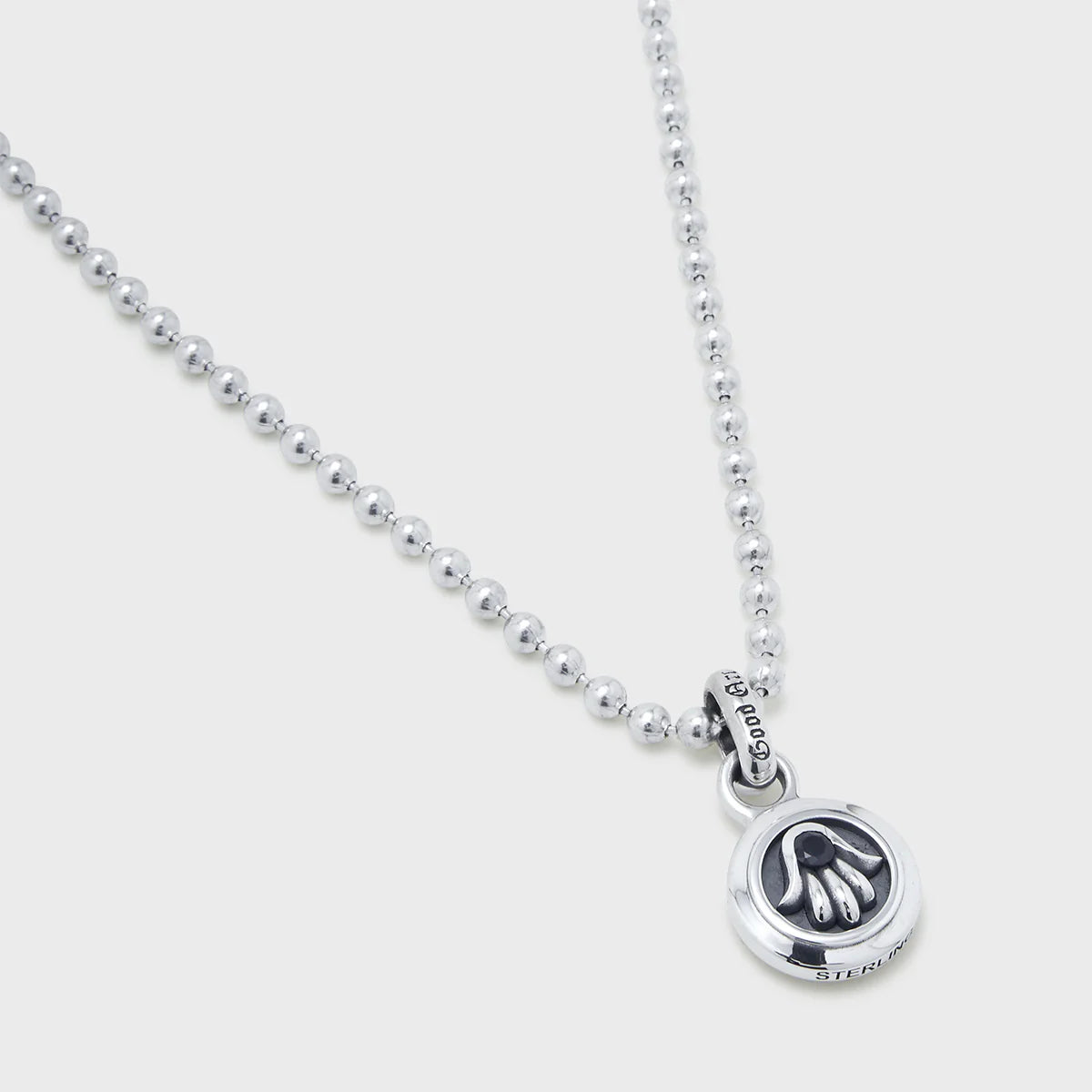 Lotus Pendant | Hamsa - Medium