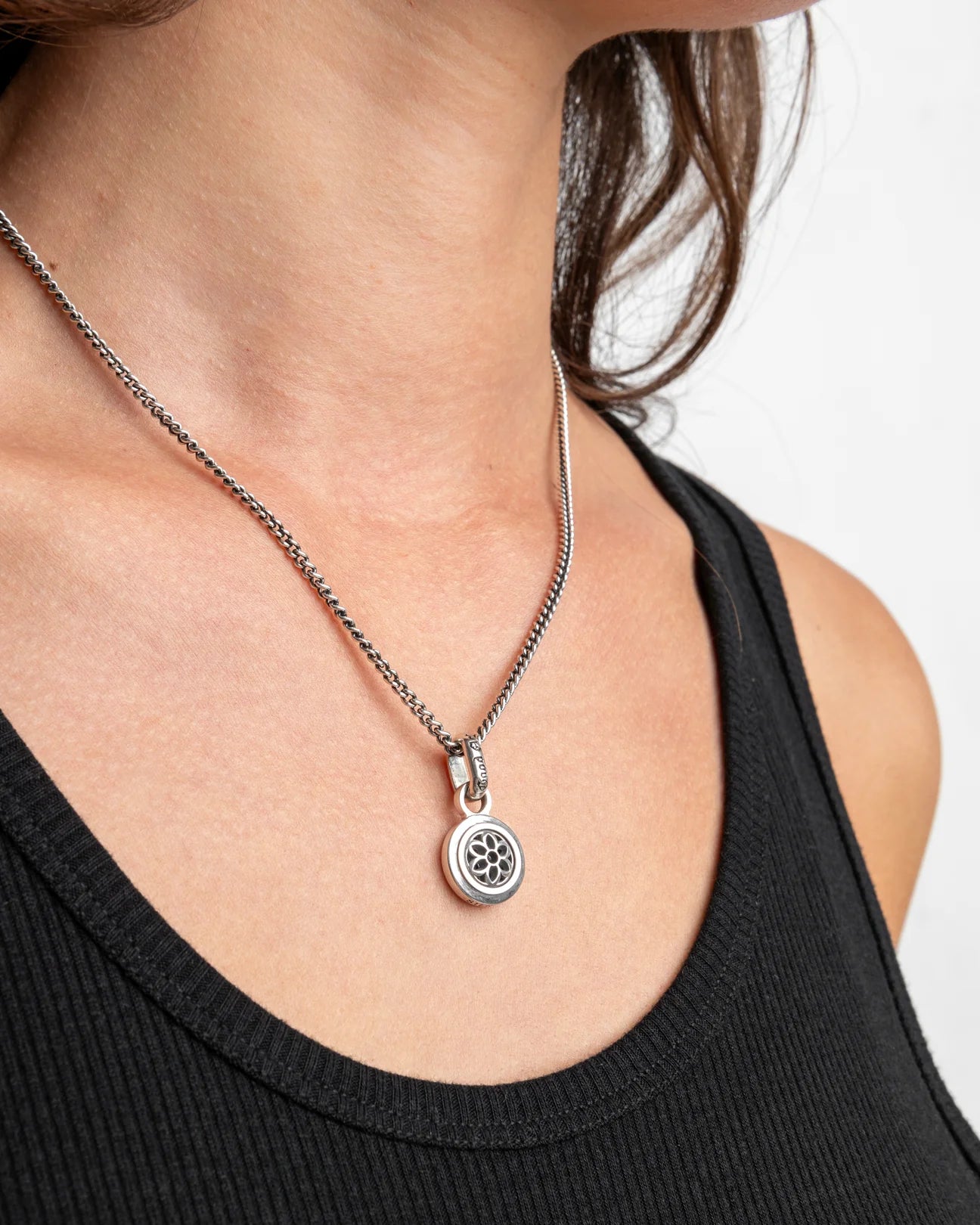 Lotus Pendant | Rosette - Small