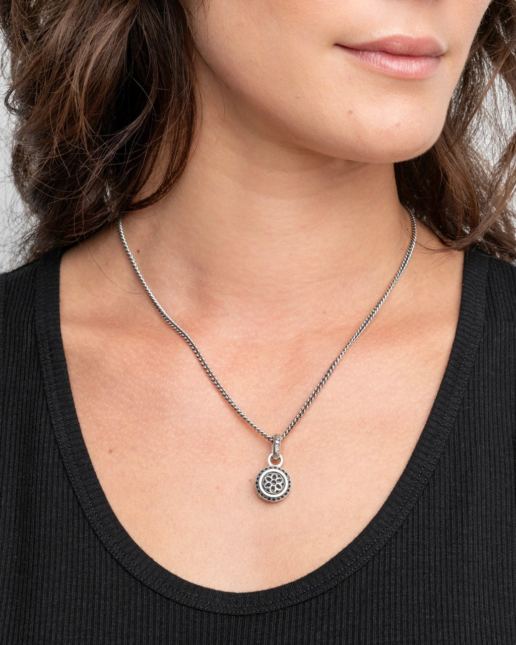 Lotus Pendant | Stones - Small