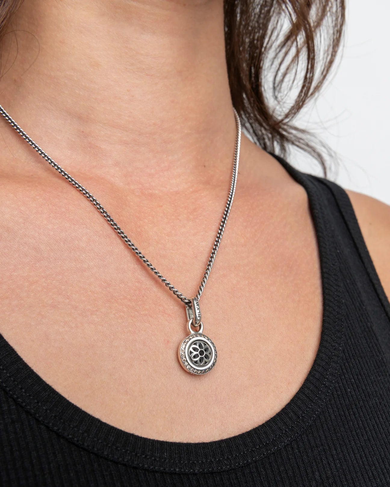 Lotus Pendant | Stones - Medium