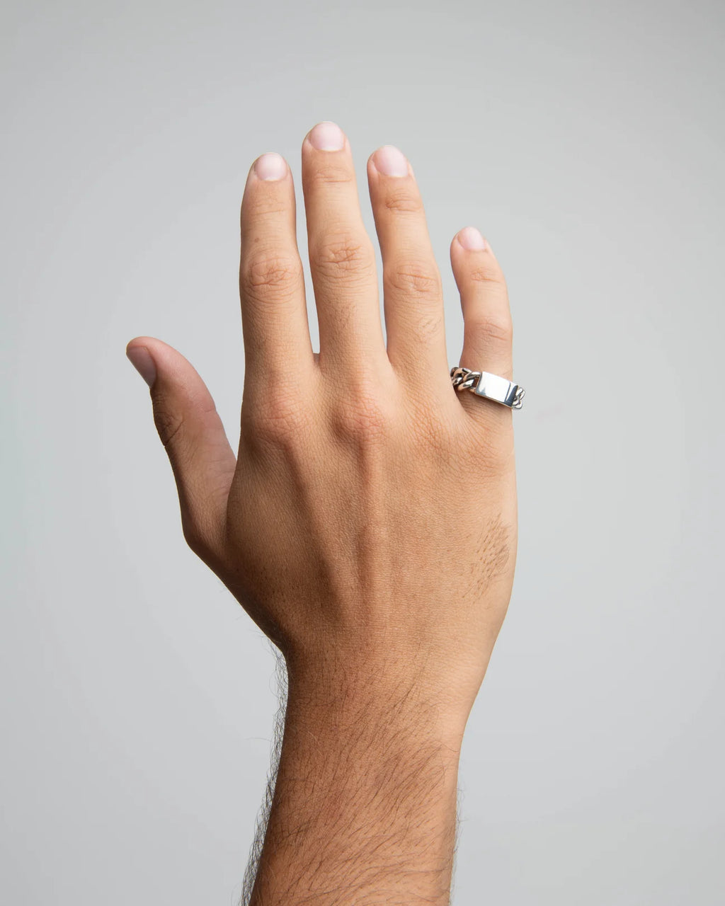 Curb Chain ID Ring - Smooth - A