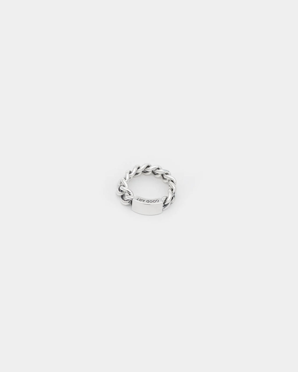 Curb Chain ID Ring - Smooth - A
