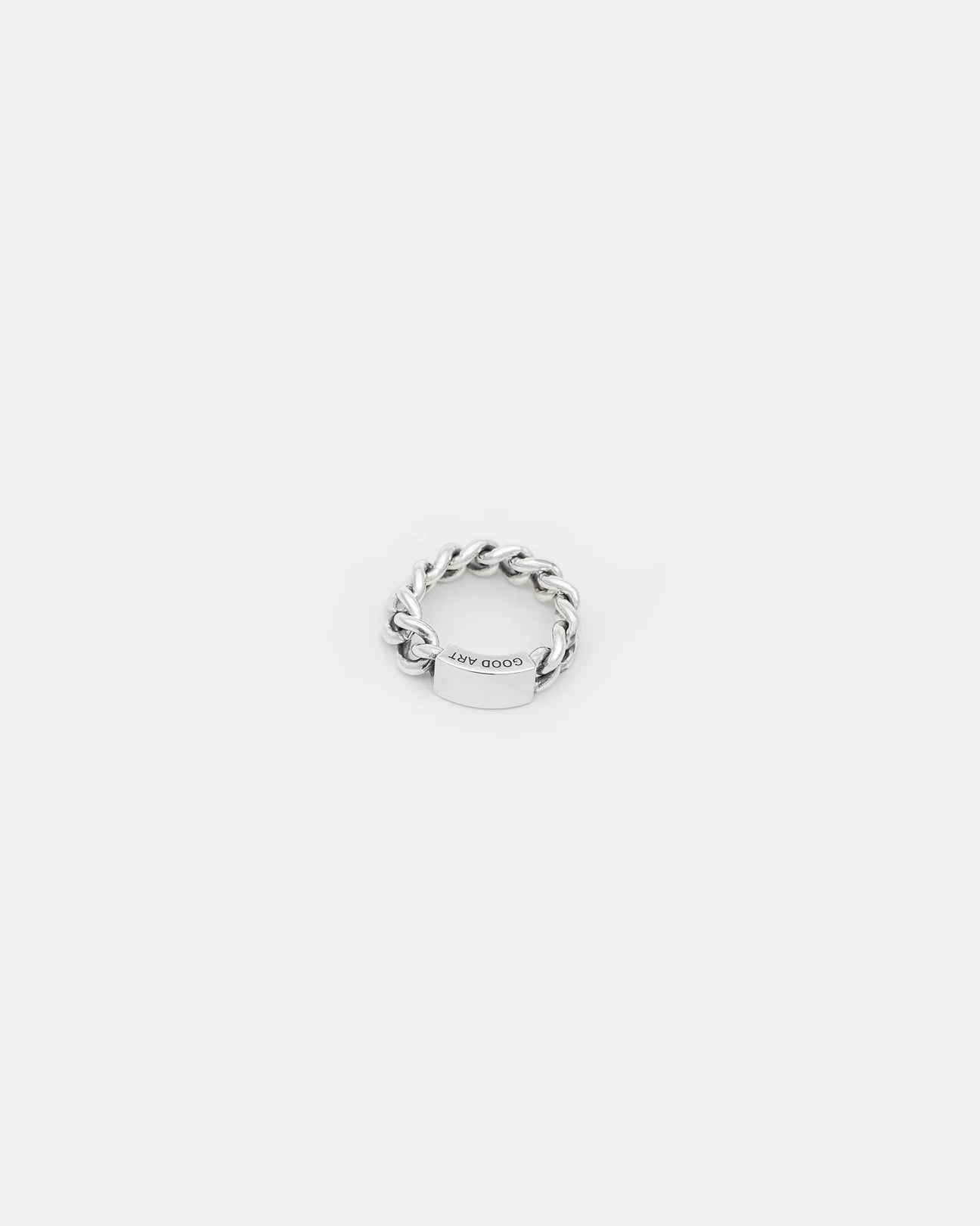 Curb Chain ID Ring - Smooth - A