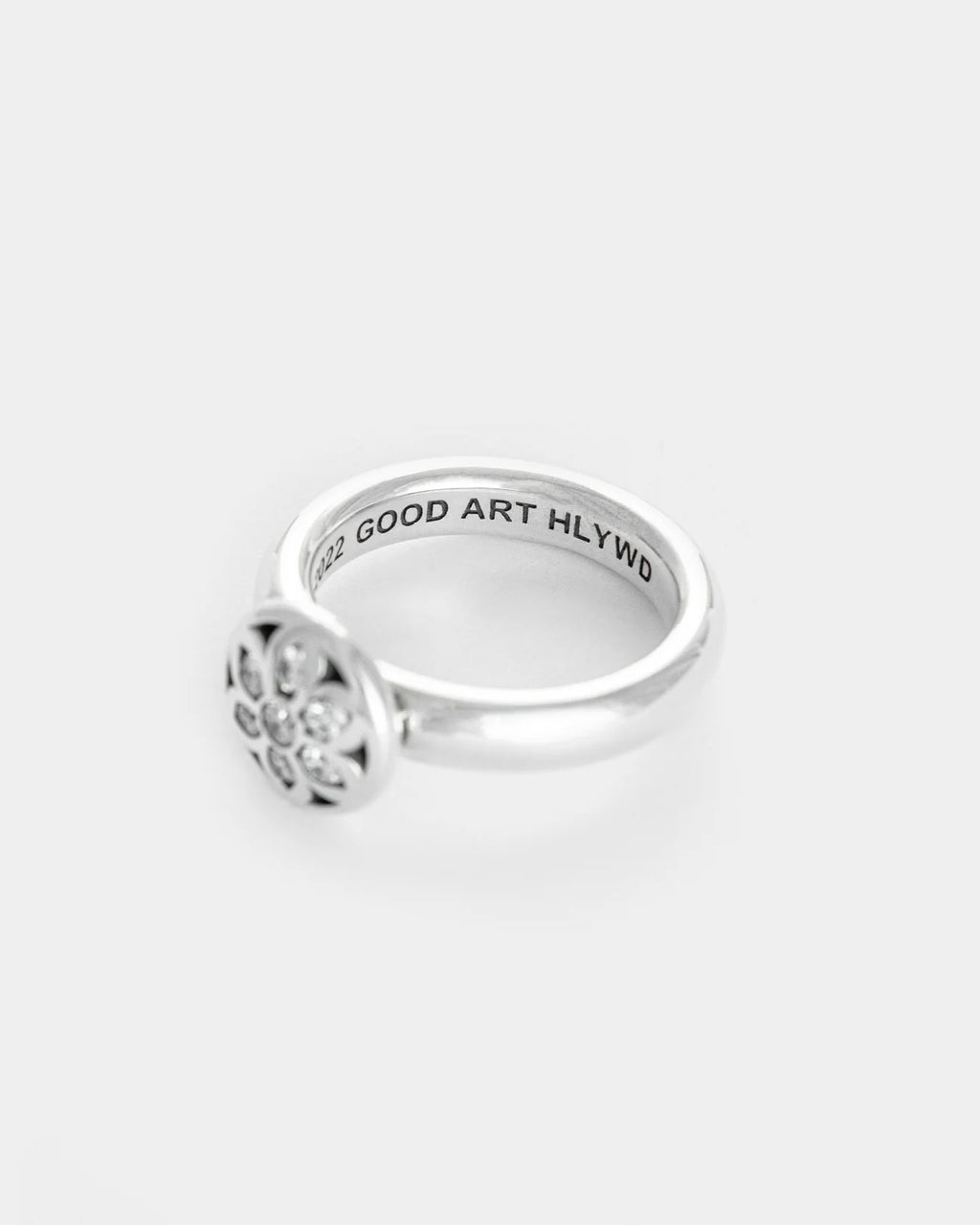 Spacer Cap Ring | White Diamonds