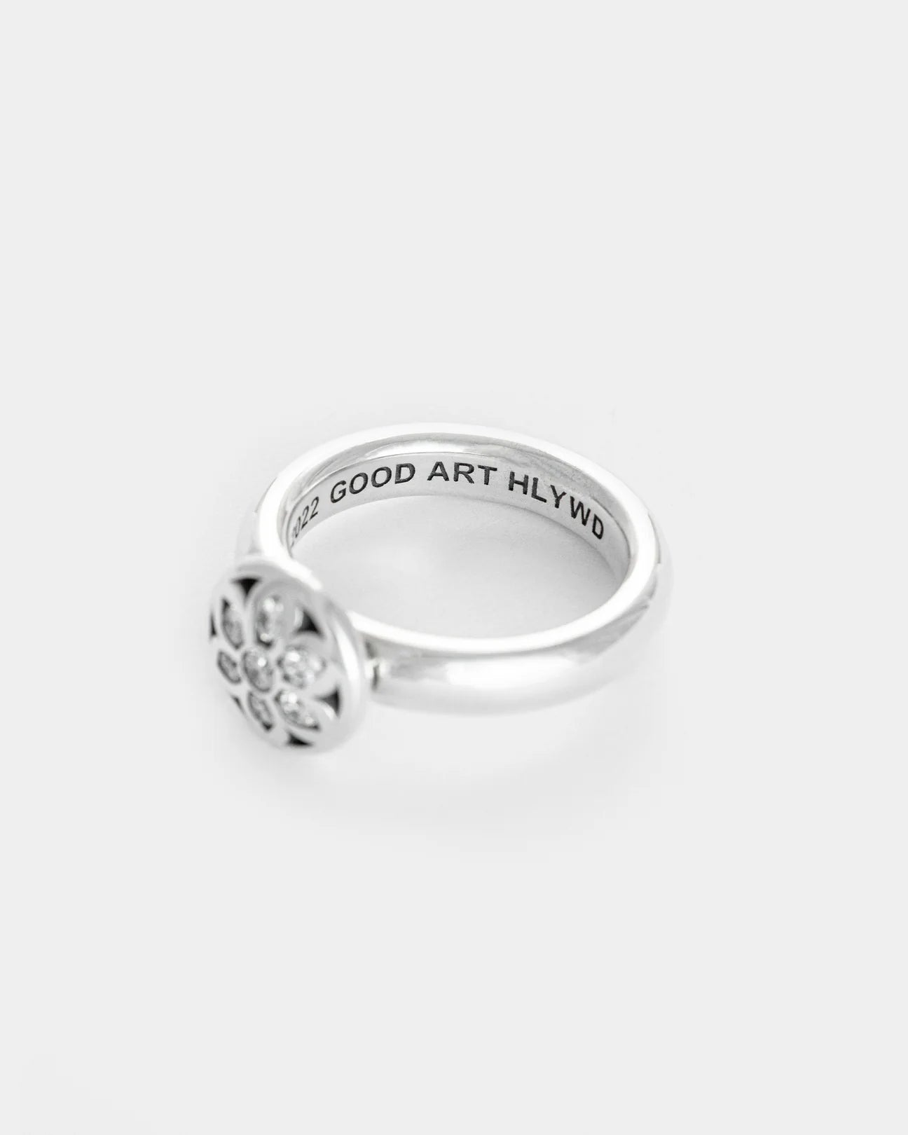 Spacer Cap Ring | White Diamonds