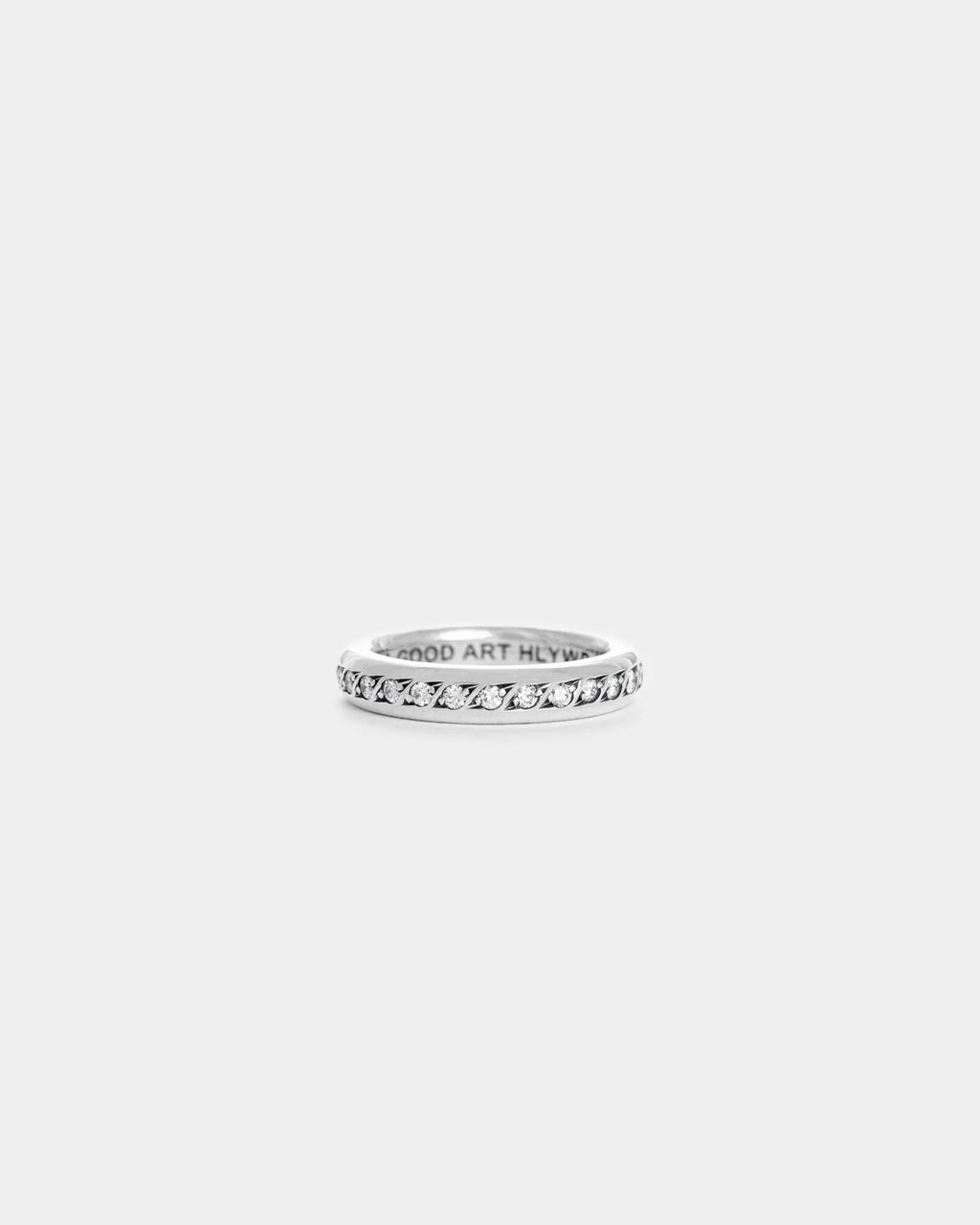 Spacer Ring | White Diamond Pavé