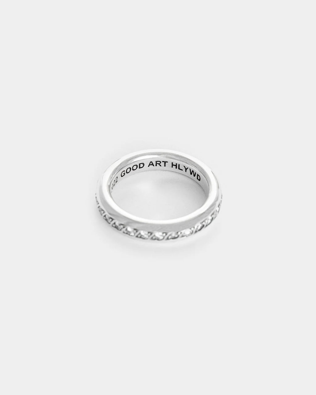 Spacer Ring | White Diamond Pavé