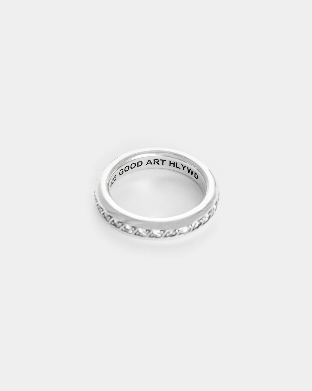 Spacer Ring | White Diamond Pavé