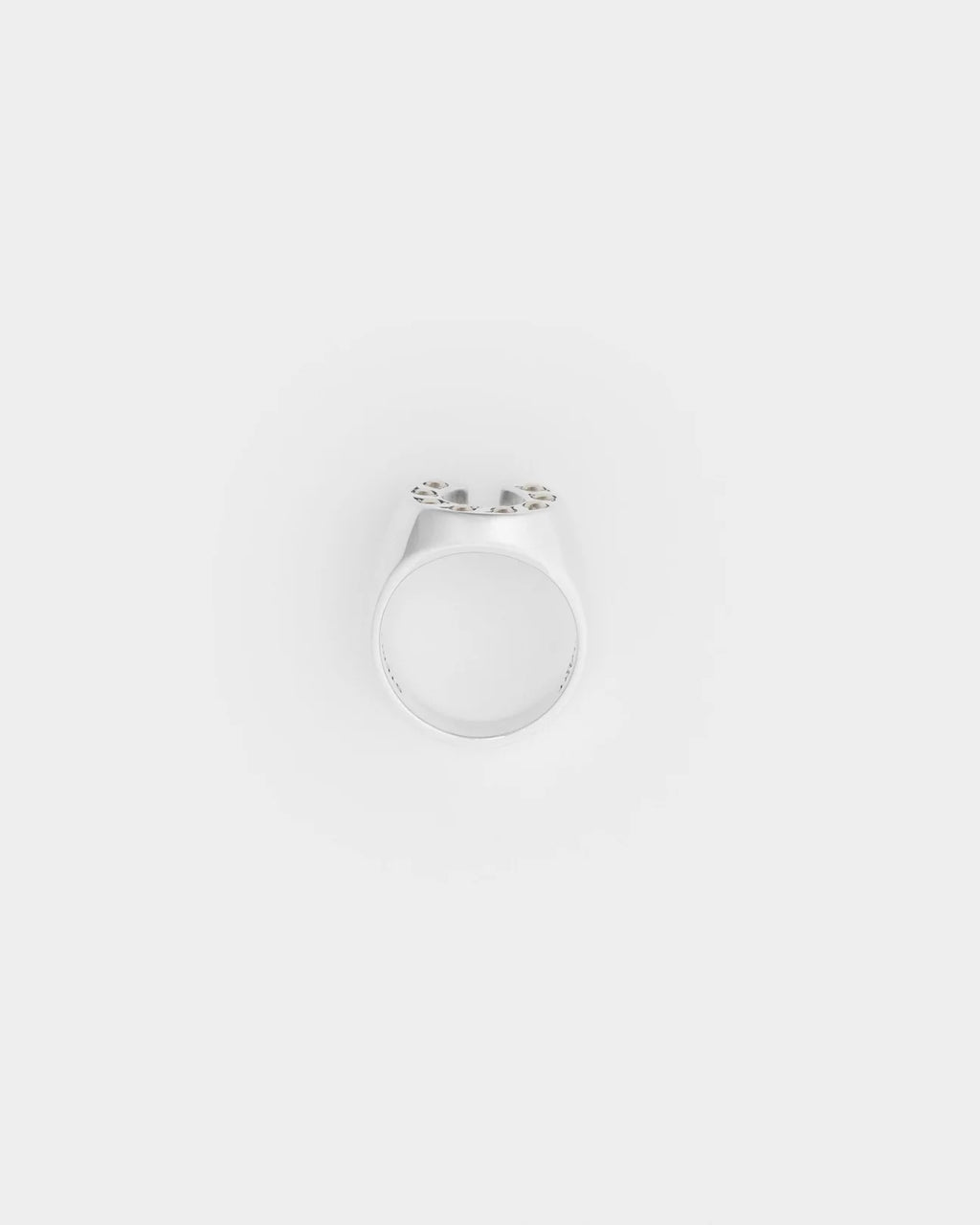 Horseshoe Ring | Sterling Silver w/ 18K Yellow Gold-D's - AA