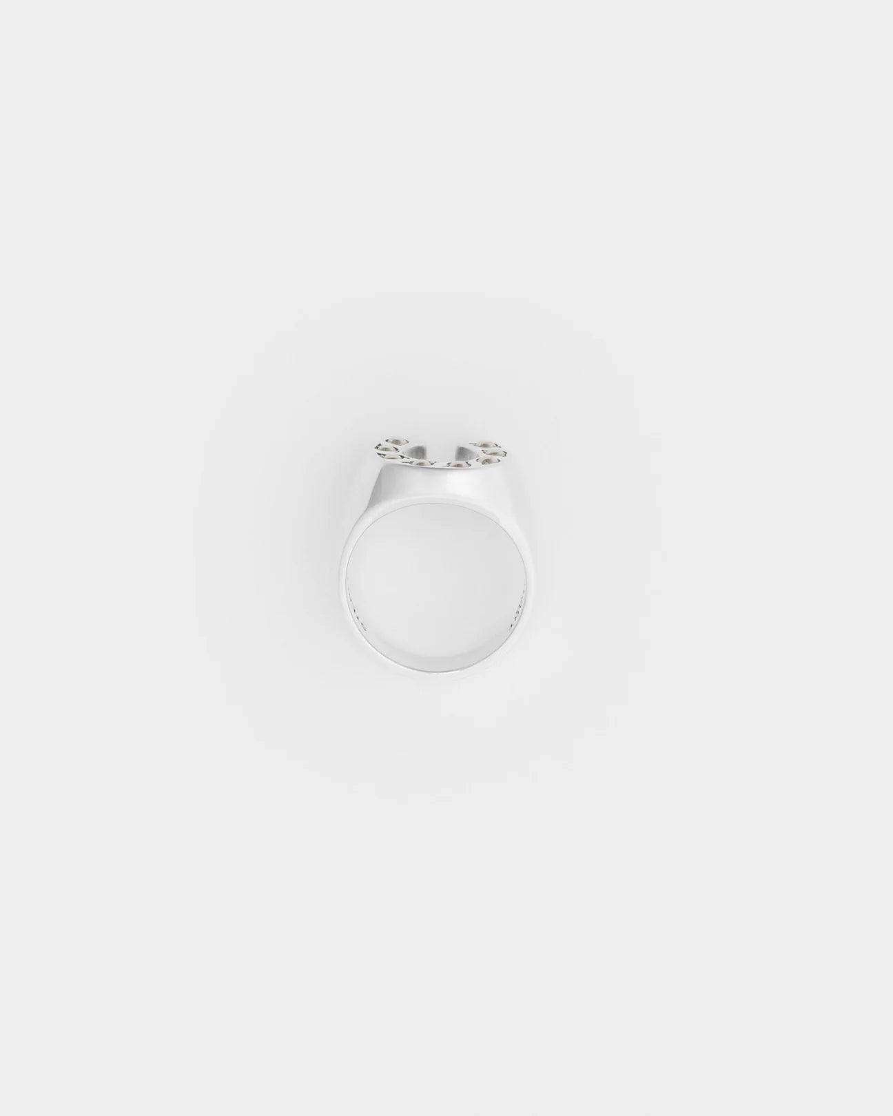 Horseshoe Ring | Sterling Silver w/ 18K Yellow Gold-D's - AA