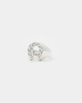 Horseshoe Ring | White Diamonds - AA