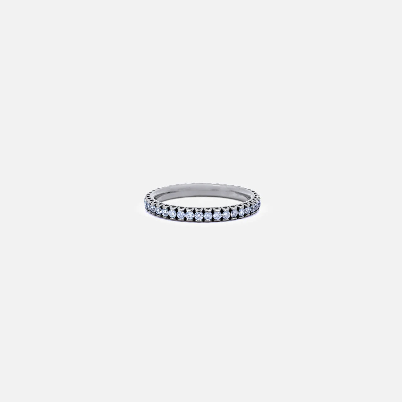 Tiny Petals Eternity Band | White Diamonds - 1.5mm