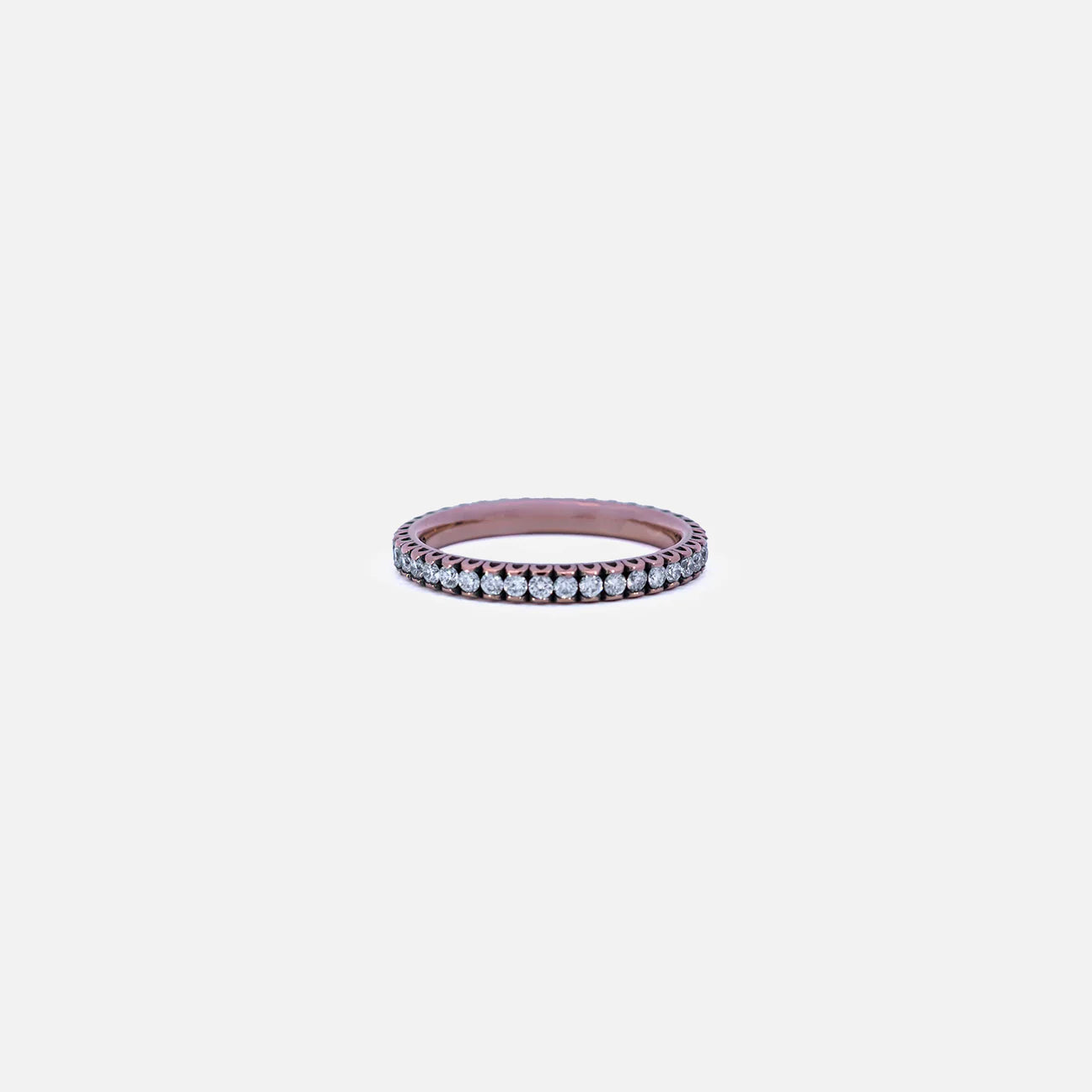 Tiny Petals Eternity Band | White Diamonds - 1.5mm
