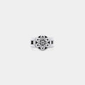 Cigar Band - White Diamonds Rosette