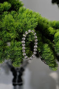 Chrome Bead 10mm Bracelet